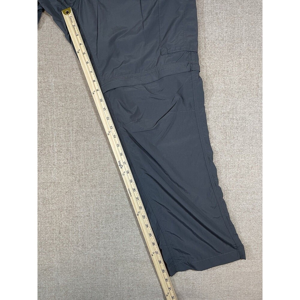 Columbia Omni-Shade Convertible Hiking Zip-Off Cargo Pants Men’s 42x32 Gray - Picture 6 of 12